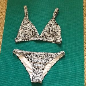 *Brand New* Shein Black and White Bikini Set
